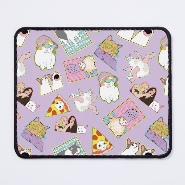Item preview, Cat Memes - Pastel Kawaii Y2K Internet Meme Scream designed and sold by ponychops.