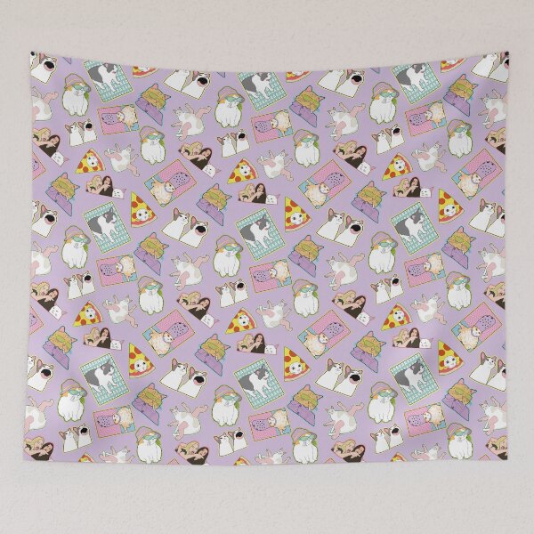 Item preview,  Cat Memes - Pastel Kawaii Y2K Internet Meme Scream designed and sold by ponychops.