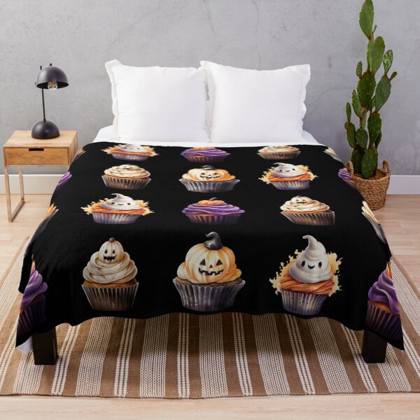 Item preview, Spooky Halloween Cupcake designed and sold by Ujourney.