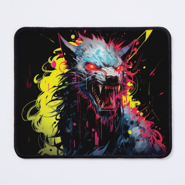 Item preview, Werewolf Neon Art Style designed and sold by All That Is.
