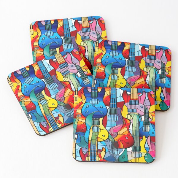Item preview, Modern design reminiscent of motifs with guitars designed and sold by Pflugart.