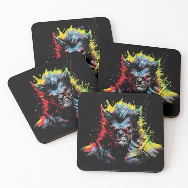 Item preview, Wolfman Neon Art Style designed and sold by All That Is.