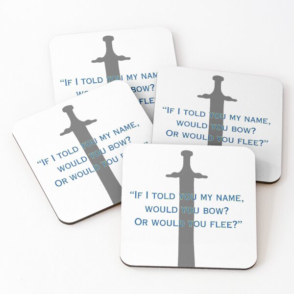 Item preview, "If I told you my name, would you bow? Or would you flee?" Sands of Arawiya designed and sold by awe-someA.
