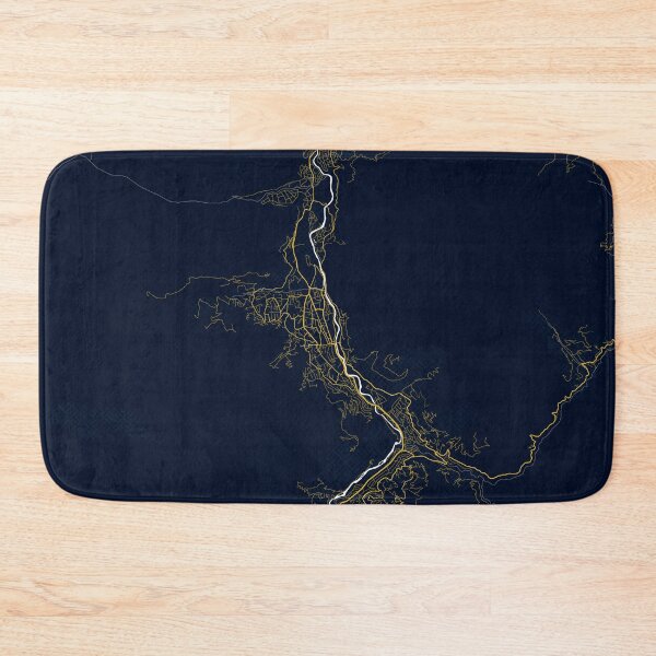 Item preview, Thimphu City Map of Bhutan - Gold Art Deco designed and sold by deMAP.