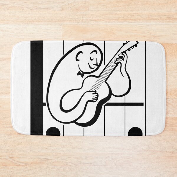 Item preview, Guitar playing logo 50s Guild Guitars designed and sold by Beetle-Indust.