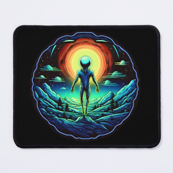Item preview, An Alien Extraterritorial Landscape  designed and sold by StickerOrb.