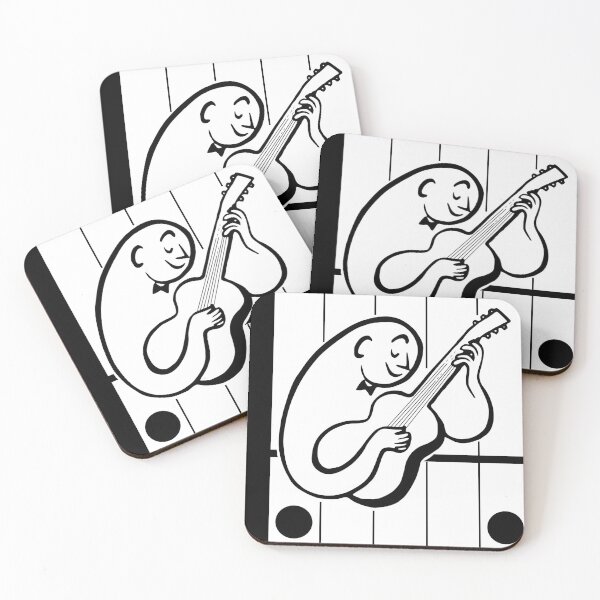 Item preview, Guitar playing logo 50s Guild Guitars designed and sold by Beetle-Indust.