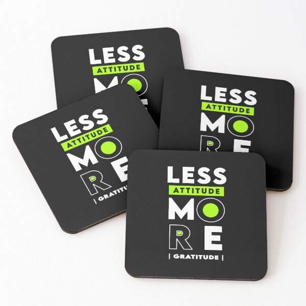 Item preview, Less Attitude More gratitude designed and sold by Tshirtstory.