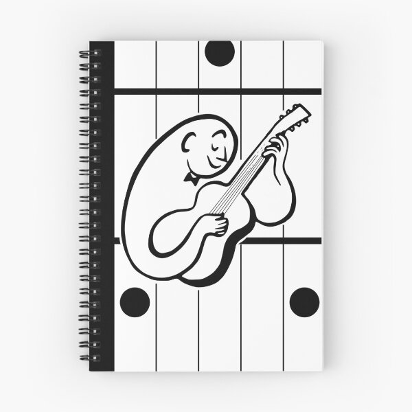Item preview, Guitar playing logo 50s Guild Guitars designed and sold by Beetle-Indust.