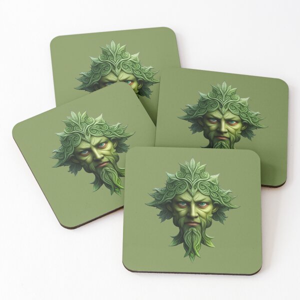 Item preview, The Mountain Mens Celtic Wiccan Pagan Green Man designed and sold by taiche.