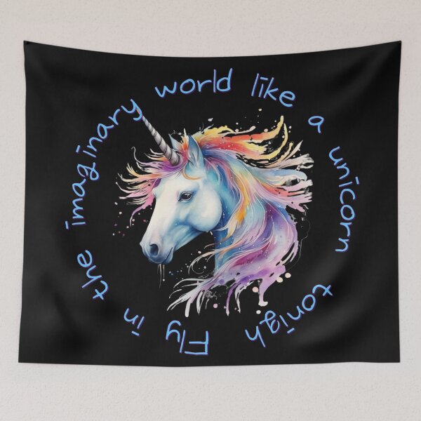 Item preview, Fly in the imaginary world like a unicorn tonigh designed and sold by zzzozzo.