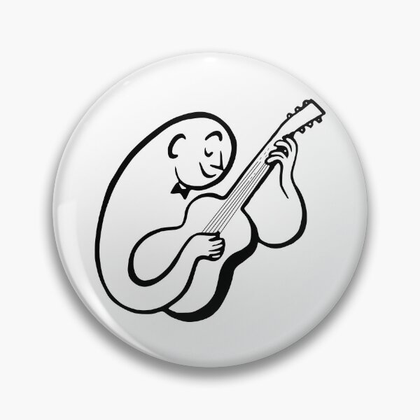 Item preview, Guitar playing logo 50s Guild Guitars designed and sold by Beetle-Indust.