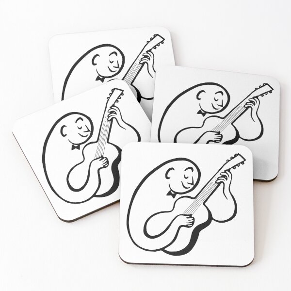Item preview, Guitar playing logo 50s Guild Guitars designed and sold by Beetle-Indust.