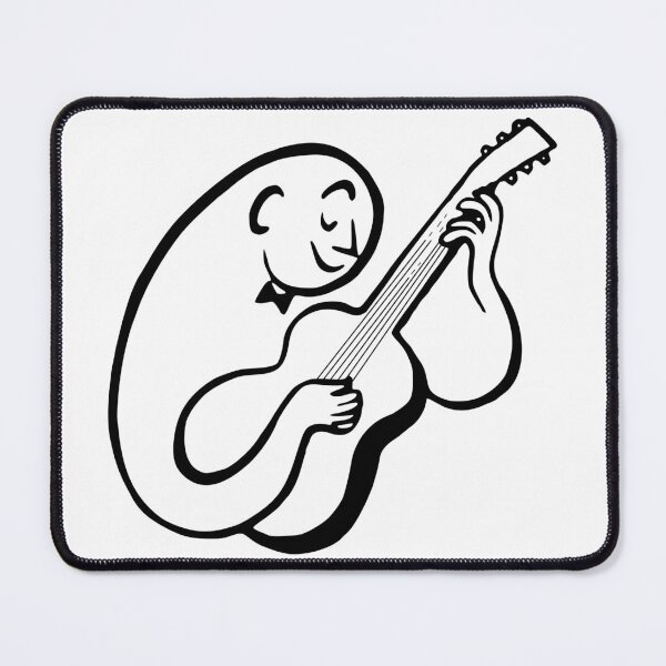 Item preview, Guitar playing logo 50s Guild Guitars designed and sold by Beetle-Indust.