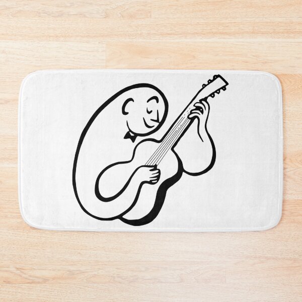 Item preview, Guitar playing logo 50s Guild Guitars designed and sold by Beetle-Indust.