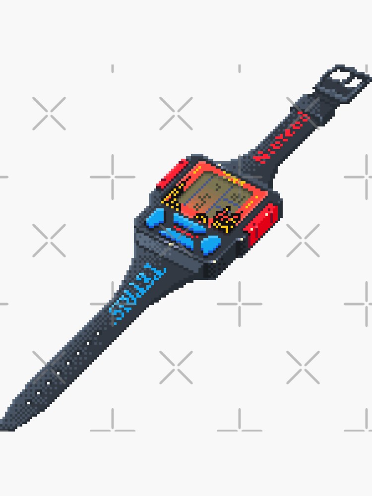 Thumbnail 3 of 3, Sticker, Tetris Watch designed and sold by djspacegr.