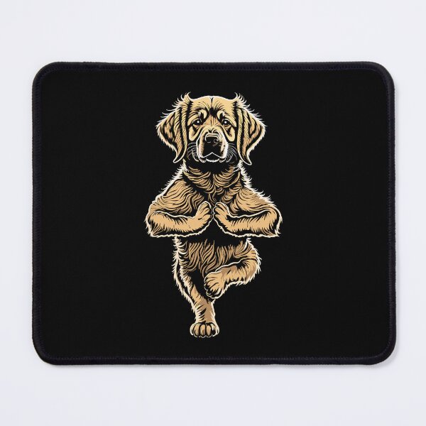 Item preview, Golden Retriever Yoga Puppy Funny Dogs Tree Pose Vrikshasana designed and sold by GrandeDuc.