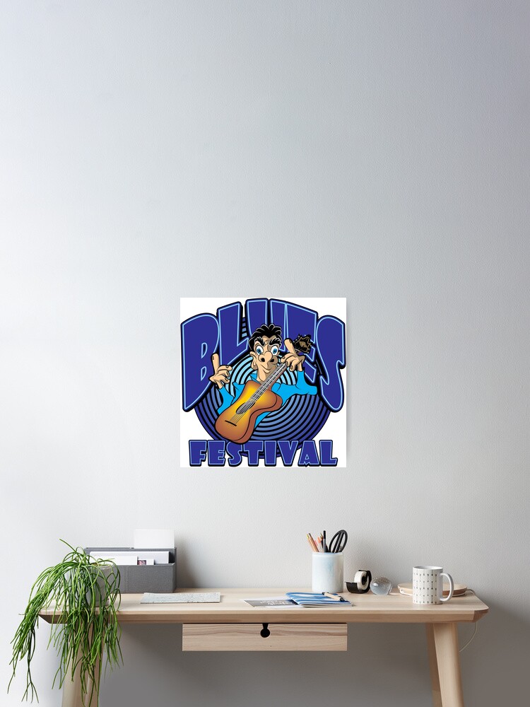 “BLUES FESTIVAL” Poster for Sale by MontanaJack | Redbubble