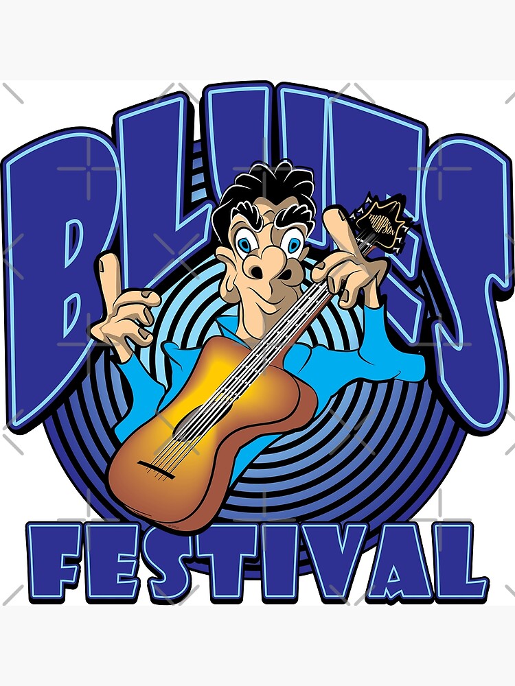 “BLUES FESTIVAL” Poster for Sale by MontanaJack | Redbubble
