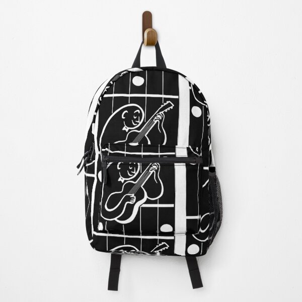 Item preview, Guitar playing logo 50s Guild Guitars (white) designed and sold by Beetle-Indust.