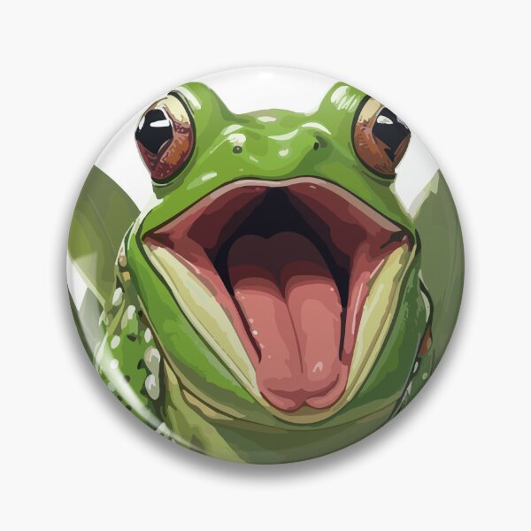Item preview, Cute Screaming froggy stickers designed and sold by Sesame1195.