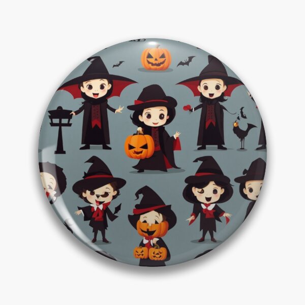 Item preview, Cute Halloween Witch Pattern  designed and sold by aqua1001.