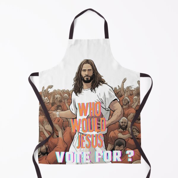 Item preview, Who Would Jesus Vote For? Fantasy Football or Political Election? designed and sold by ignasirus.