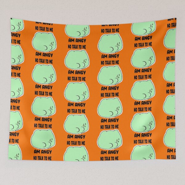 Item preview, Angy Frog (Orange) designed and sold by ethybee.