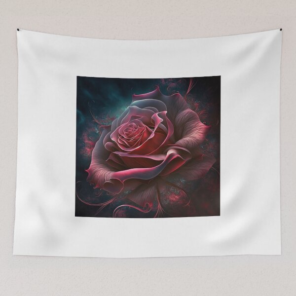 Item preview, an image of a rose with a dark background designed and sold by aiphotosart.