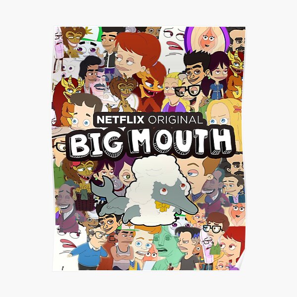 Big Mouth Collage Poster