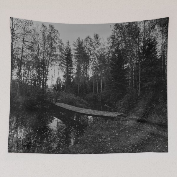 Item preview, Just before sunrise the river is calm bw designed and sold by Jouko Lehto Photography.