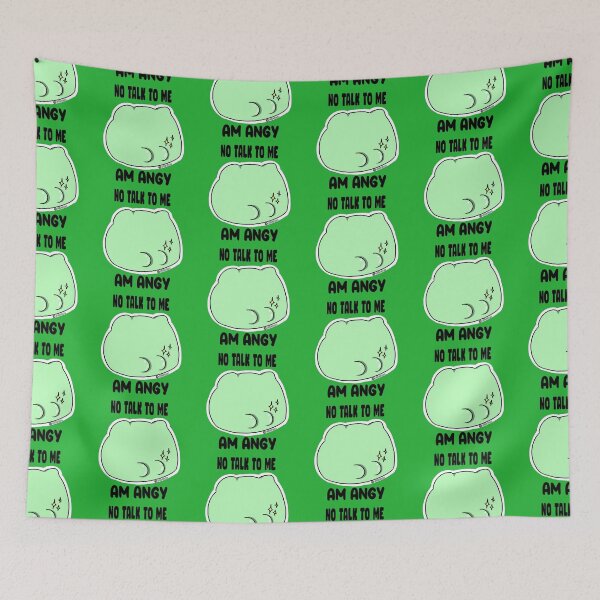 Item preview, Angy Frog (Green) designed and sold by ethybee.