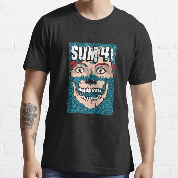 Sum 41 Pieces 1 Album Cover T-Shirt Black