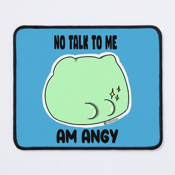 Item preview, Angy Frog (Blue) designed and sold by ethybee.