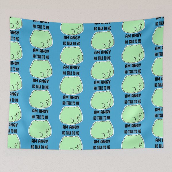 Item preview, Angy Frog (Blue) designed and sold by ethybee.