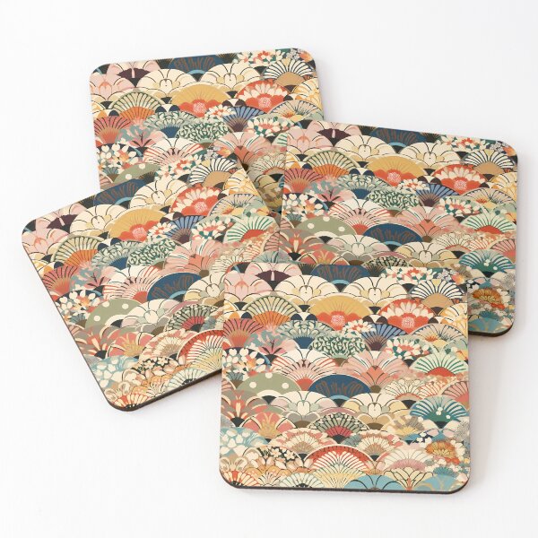 Item preview, Traditional japanese fan pattern designed and sold by LittleNippon.