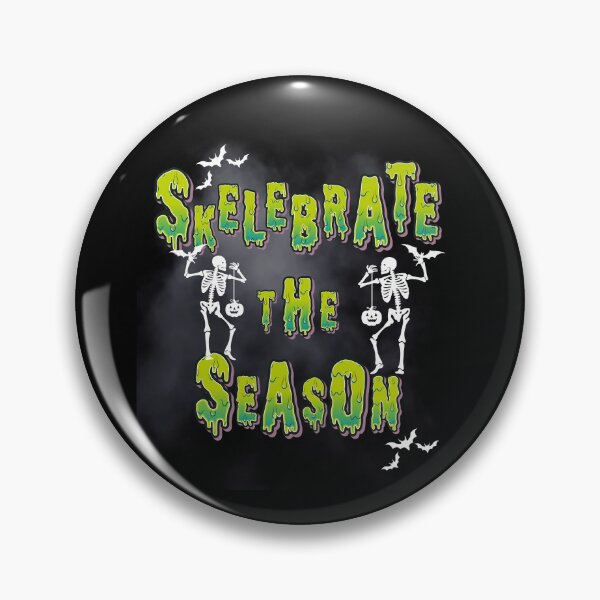 Item preview, Skelebrate the season funny spooky season skeleton October fall Halloween  designed and sold by Tanuja  Sharma.