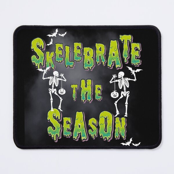 Item preview, Skelebrate the season funny spooky season skeleton October fall Halloween  designed and sold by Tanuja  Sharma.