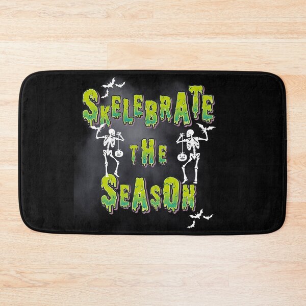 Item preview, Skelebrate the season funny spooky season skeleton October fall Halloween  designed and sold by Tanuja  Sharma.