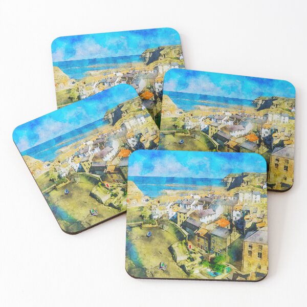 Item preview, The Quaint Village of Staithes designed and sold by MichaelBShannon.