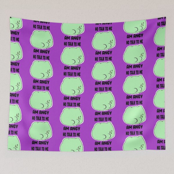 Item preview, Angy Frog (Purple) designed and sold by ethybee.