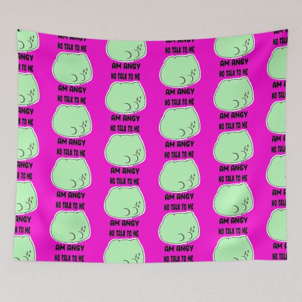 Item preview, Angy Frog (Pink) designed and sold by ethybee.