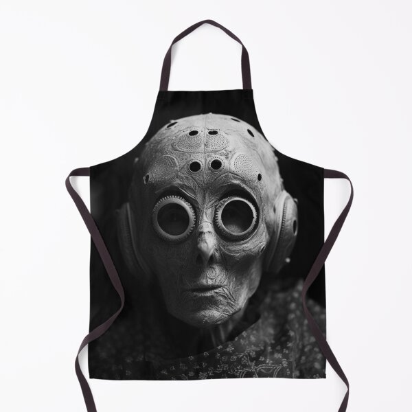 Item preview, Creepy grandma, B&W, AI designed and sold by silent-violin.