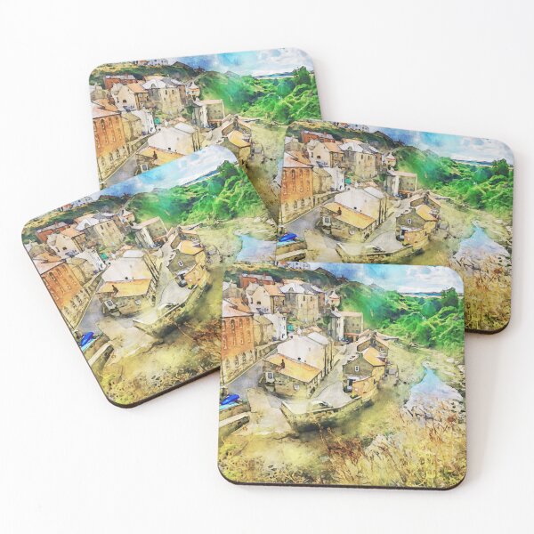 Item preview, The Quaint Seaside Village of Staithes designed and sold by MichaelBShannon.