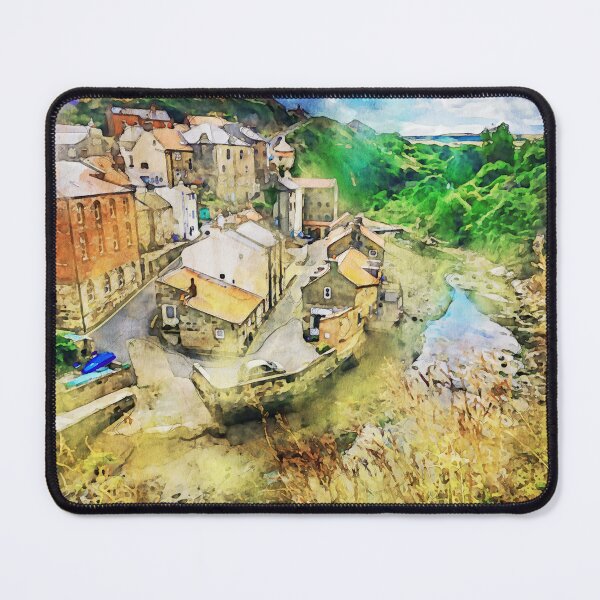 Item preview, The Quaint Seaside Village of Staithes designed and sold by MichaelBShannon.