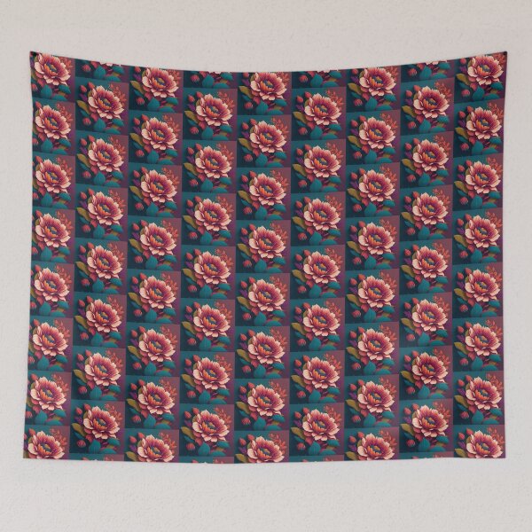 Item preview, "Vibrant Orange Flower Seamless Pattern: A Stunning Artwork" designed and sold by Best-Art-32.
