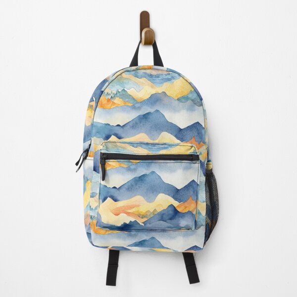 Item preview, Watercolor Mountains Painting designed and sold by Nicholas Panek.