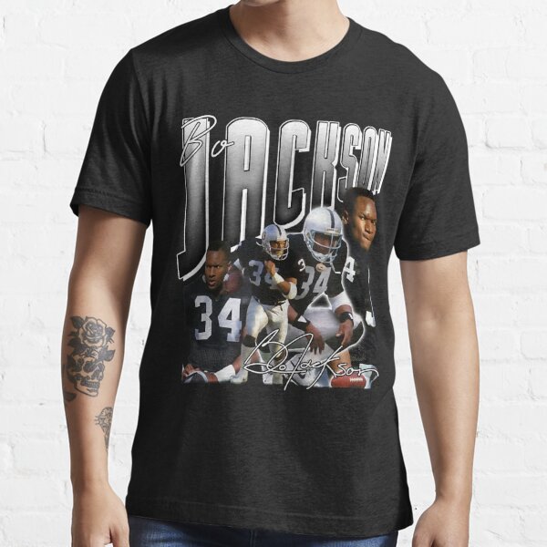Vintage Bo Knows Jackson Nike T-Shirt NFL MLB White Sox Raiders