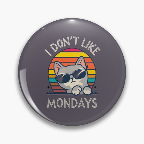 Item preview, I Don't Like Mondays Cat Sunglasses - Multi-Colored Striped Design designed and sold by Zvive.