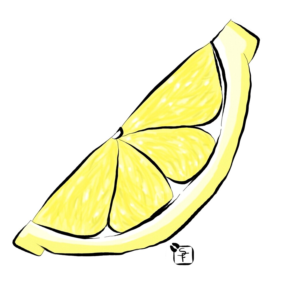 Картинки лимона для срисовки